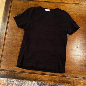 super cool soulland jacquard / textured ribbed stitch shirt (size small)